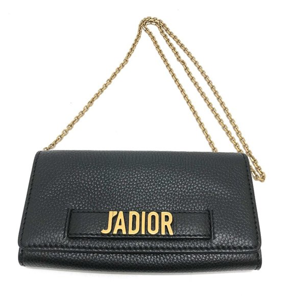 Dior J'Adior Black Leather shoulder - Picture 1 of 10